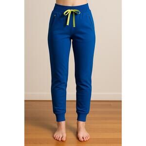 FIGS Boston Slim Jogger Scrub Pants Blue Size XS Tall NEW